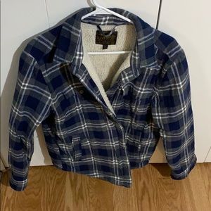 Lucky Brand Men’s Sherpa-Lined Shirt Jacket